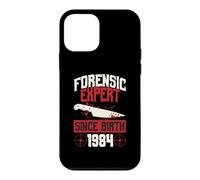 Forensic Expert Since Birth 1984 True Crime Thème Anniversaire Coque pour iPhone 12 Mini