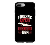 Forensic Expert Since Birth 1984 True Crime Thème Anniversaire Coque pour iPhone 7 Plus/8 Plus