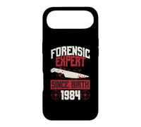 Forensic Expert Since Birth 1984 True Crime Thème Anniversaire Coque pour iPhone Air