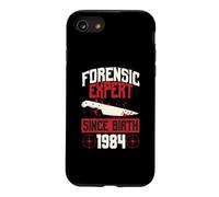 Forensic Expert Since Birth 1984 True Crime Thème Anniversaire Coque pour iPhone SE (2020) / 7/8