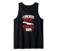 Forensic Expert Since Birth 1984 True Crime Thème Anniversaire Débardeur