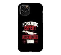 Forensic Expert Since Birth 1998 True Crime Thème Anniversaire Coque pour iPhone 11 Pro