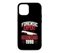 Forensic Expert Since Birth 1998 True Crime Thème Anniversaire Coque pour iPhone 12/12 Pro