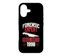 Forensic Expert Since Birth 1998 True Crime Thème Anniversaire Coque pour iPhone 17