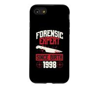 Forensic Expert Since Birth 1998 True Crime Thème Anniversaire Coque pour iPhone SE (2020) / 7/8