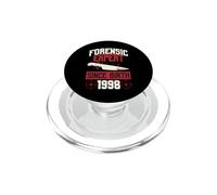 Forensic Expert Since Birth 1998 True Crime Thème Anniversaire PopSockets PopGrip pour MagSafe