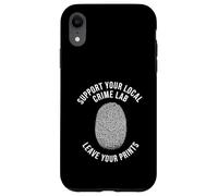 Forensic Science Investigator Fingerprint Coque pour iPhone XR