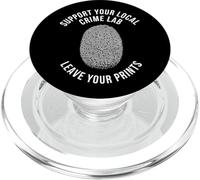 Forensic Science Investigator Fingerprint PopSockets PopGrip pour MagSafe