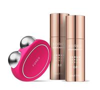 FOREO BEAR + 2 Sérums Conducteurs - Coffret Appareil À Microcourants | Appareil Facial À Microcourants, Masseur Visage, Lifting, Sérum Conducteur, Soin Du Visage, Anti-Choc, Homologué FDA
