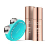 FOREO BEAR + 2 Sérums Conducteurs - Coffret Appareil À Microcourants | Appareil Facial À Microcourants, Masseur Visage, Lifting, Sérum Conducteur, Soin Du Visage, Anti-Choc, Homologué FDA