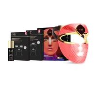 FOREO FAQ 202 Masque LED + Patchs Microaiguilles Yeux Et Front | Masque LED Visage, 8 Couleurs, Lumière Rouge, NIR, Patchs Microaiguilles, Acide Hyaluronique, Patchs Front Et Yeux