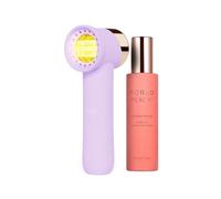 FOREO Fuzz-free PEACH 2 go Set - Épilateur à lumière pulsée + PEACH Gel préparateur rafraîchissant, hydratant et apaisant - Épilation permanente visage et corps même en voyage