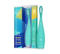 FOREO issa 4 Smile Brosse à dents électrique sonique - compacte et de voyage, tête hybride 4-en-1, efficace contre la plaque, longue autonomie (265 jours), remplacement de tête tous les 6 mois