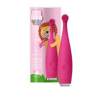 FOREO ISSA Baby Brosse à dents sonique douce pour bébés de 0 à 4 ans, Strawberry Rose Lion