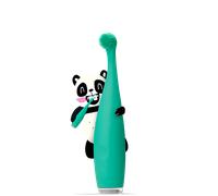 FOREO ISSA Baby Brosse à dents sonique douce pour bébés de 0 à 4 ans, Kiwi Green Panda