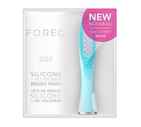 FOREO ISSA Tête De Brosse Hybride De Rechange - Menthe | Tête De Brosse Hybride, Silicone Et Polymère PBT De Qualité Médicale, Durée De Vie De 6 Mois, Remplaçable