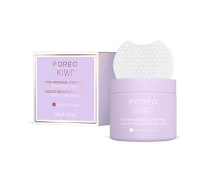 FOREO KIWI Disques réducteurs de pores 60 pc - Disques exfoliants visage avec hamamélis et centella asiatica pour peau acnéique et grasse - Réduction des pores et apaisement des rougeurs