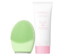 FOREO LUNA 4 Brosse nettoyante visage + Nettoyant Micro-Foam 2.0 100 ml Set | brosse nettoyante visage, brosse silicone, nettoyant visage, nettoyant moussant, peau sensible, exfoliation douce