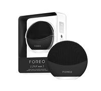 FOREO LUNA mini 3 Brosse nettoyante visage - Accessoires voyage - Appareil de massage - Silicone ultra-hygiénique - Brosse facile d'utilisation - Brosse électrique - Connecté à l'app - Midnight