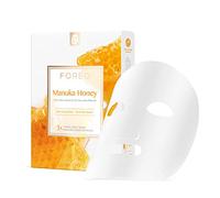 FOREO Masque Tissu UFO au Miel de Manuka pour peau terne et fatiguée, pack de 3, anti-âge, apaisant, miel de manuka et allantoïne, cruelty-free, compatible avec tous les appareils UFO