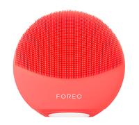 FOREO LUNA 4 mini brosse nettoyante et massante visage - Brosse premium - Améliore l'absorption des soins - Accessoires de voyage pour les soins du visage - Pour tous les types de peau - Coral
