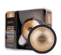FOREO UFO 2 Masque Visage LED - Spectre Complet, Chaleur Et Froid, Noir | Masque LED Visage, Masque LED Rouge, LED Spectre Total, Chaleur, Froid, Massage Visage, Masques UFO, Toutes Peaux