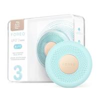 FOREO UFO 3 mini masque hydratant visage 4 en 1 - Anti-âge - Luminothérapie LED à spectre complet et lumière rouge - Thermothérapie - Massage visage T-Sonic - Connecté par application - Arctic Blue