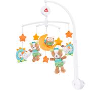 Forest 071214 Mobile Musical Forêt Ronde À Carillon Avec Habitants De La Forêt Mignons Pour Observer Et S¿Étonner À Fixer Au Lit Pour Les Bébés De 0-5 Mois Hauteur : 65 Cm, Ø 40 Cm