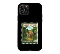 Forest Cotage Timbre-Poste Vintage Contes d'histoires Coque pour iPhone 11 Pro
