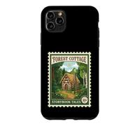 Forest Cotage Timbre-Poste Vintage Contes d'histoires Coque pour iPhone 11 Pro Max