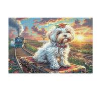 Forest Cute Tigre 1000 Pieces Casse-tête Collectionneur en Carton sans Déformation Très Difficile Motif Complexe Décoration Murale Cadeau Noël Premium 1000 PCS/75x50cm