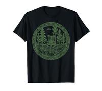Forest Disc Panier de Golf en Forme de Disque Volant T-Shirt