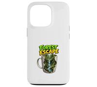 Forest Escape Nature Cascade Adventure Scène Coque pour iPhone 13 Pro