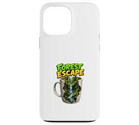 Forest Escape Nature Cascade Adventure Scène Coque pour iPhone 13 Pro Max