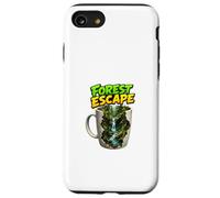 Forest Escape Nature Cascade Adventure Scène Coque pour iPhone SE (2020) / 7/8