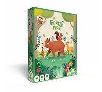 Forest First - Jeu de société pour Enfant - dès 3 Ans - pour 2 à 4 Joueurs - Course en forêt - Partie Rapides adaptées aux Jeunes Enfants - règles Simples - Kiwizou - Blackrock Games