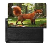 Forest Fox Étui de passeport en cuir avec blocage RFID pour passeport - Protection pour passeport - Accessoires de voyage