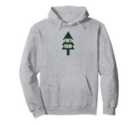 Forest Friend Eco Nature Lover Pin Tree Sweat à Capuche, Unisexe pour Adultes, Gris Chiné, S