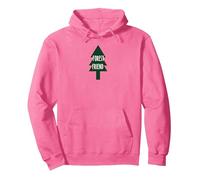 Forest Friend Eco Nature Lover Pin Tree Sweat à Capuche, Unisexe pour Adultes, Rose Vif, S