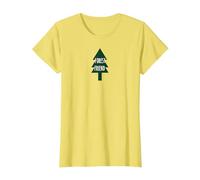 Forest Friend Eco Nature Lover Pin Tree T-Shirt, Femme, Citron, S