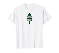Forest Friend Eco Nature Lover Pin Tree T-Shirt, Homme, Blanc, S