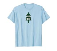 Forest Friend Eco Nature Lover Pin Tree T-Shirt, Homme, Bleu Céleste, S