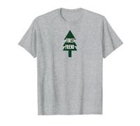 Forest Friend Eco Nature Lover Pin Tree T-Shirt, Homme, Gris Chiné, S