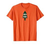 Forest Friend Eco Nature Lover Pin Tree T-Shirt, Homme, Orange, S