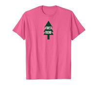 Forest Friend Eco Nature Lover Pin Tree T-Shirt, Homme, Rose chiné, S