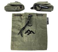 Forest Fundamentals ™ Pochette de Recherche de Nourriture Artisanale™ | Pochette Utilitaire de Recherche de Nourriture Pliable en Toile cirée Faite à la Main, Sac, Pack | Bushcraft, randonnée,