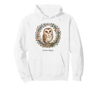Forest Grange Chouette Magique Esthétique Cottagecore Nature Art Sweat à Capuche