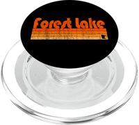 Forest Lake, Minnesota Style rétro années 80 PopSockets PopGrip pour MagSafe