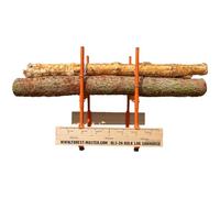 Forest Master BLS-2H Chevalet à Bûches - Idéal pour la Coupe Précise de Bûches Multiples - Capacité 150 kg - Léger, Compact et Pliable - Double Chaîne Autobloquante pour Stabilité Supérieure