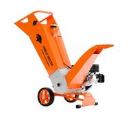 Forest Master FM18DDES Broyeur à bois professionnel à essence et broyeur de jardin - Moteur 18 CV LCT 478 cc, démarrage électrique, branches jusqu'à 125 mm, entraînement direct, lame réversible